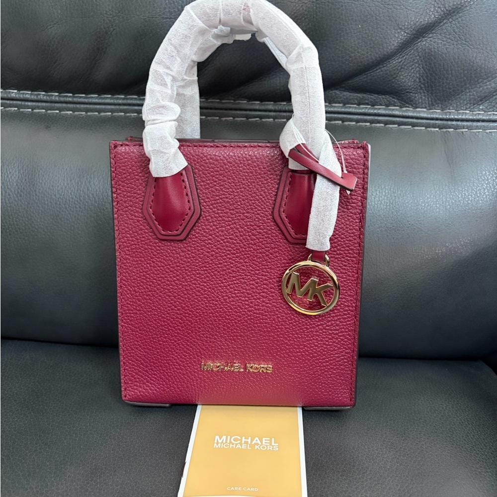 Michael Kors Burgundy Leather bag